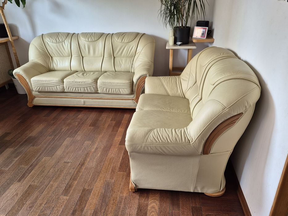 Sofa skórzana 3+2