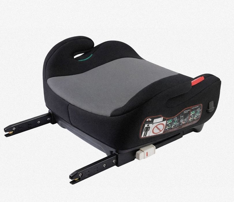Нові! Автокрісло бустер Junior i-Size Grey Isofix + підстаканник