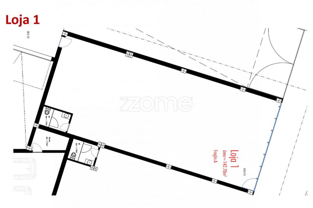 Loja A com 142,70 m2 em Freamunde, Paços de Ferreira — Freamunde, Porto