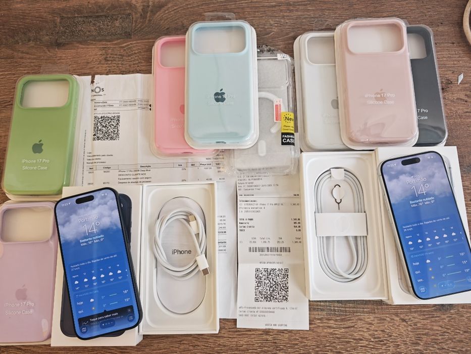 iPhone 17 Pro 6.3"256GB Azul/Silver Seminovo C/Garantia Aceito Retomas