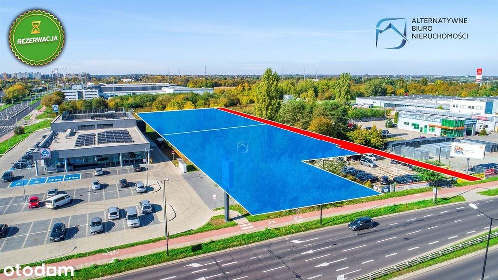 Działka inwestycjna przy głównej trasie-Lublin