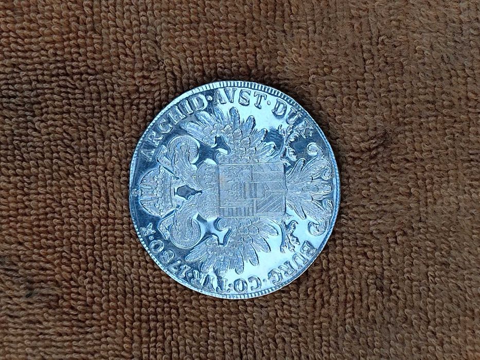Um Thler - Maria Theresia 1780 Prata 833