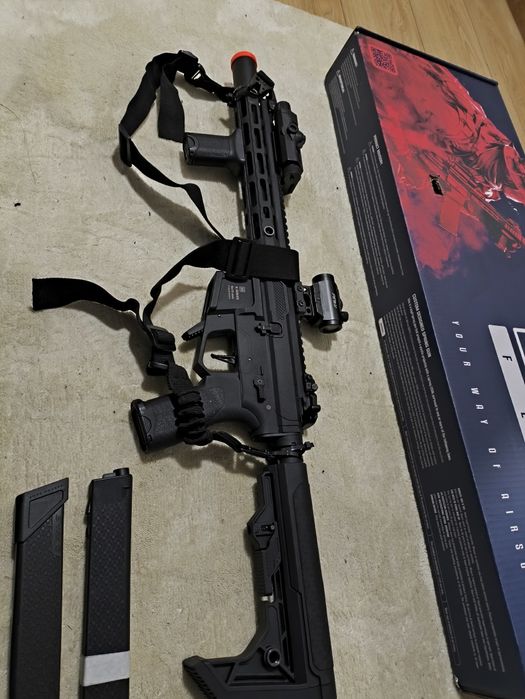 Conjunto de airsoft baratoe completo.