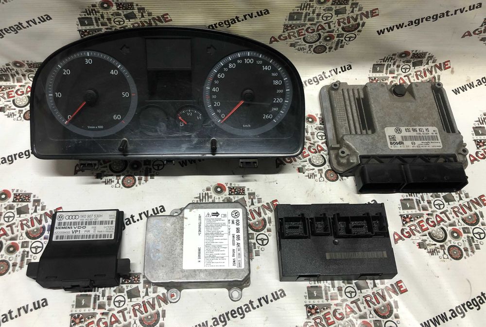 Комплект Мозги блок іммо керування ЕБУ ЭБУ 1,9 tdi 2,0 Volkswagen Caddy Кадди Електронний блок управління двигуном
