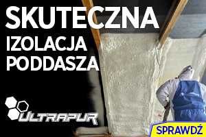 Ocieplanie piana PUR otwartokomórkową poddaszy, stropów, hal. Opolskie