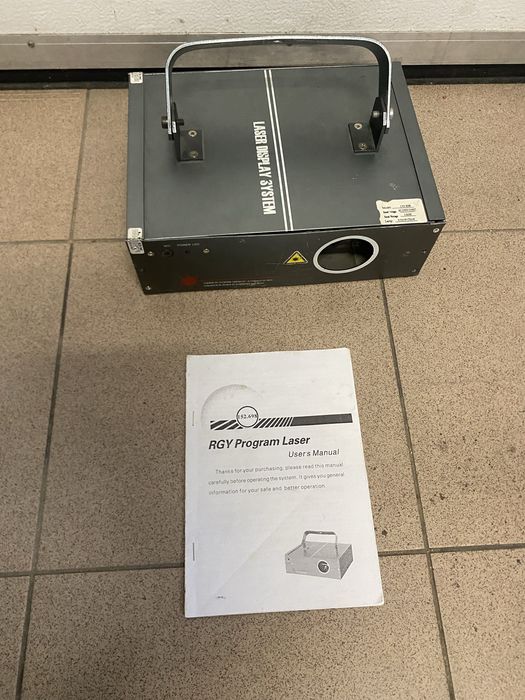 RGBY laser 100w dmx
