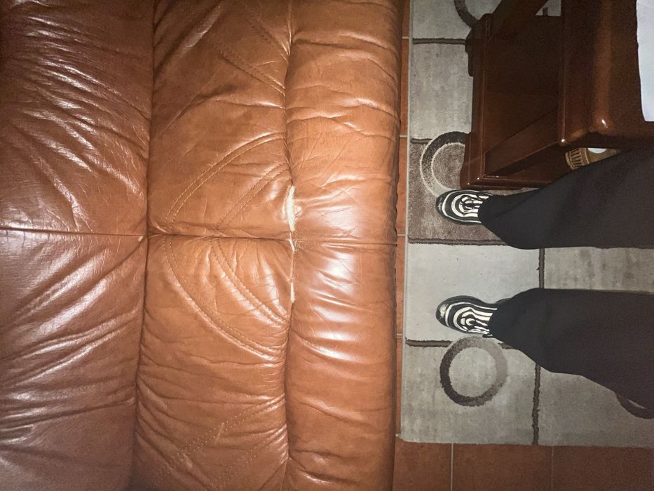 Conjunto de Sofás de Couro