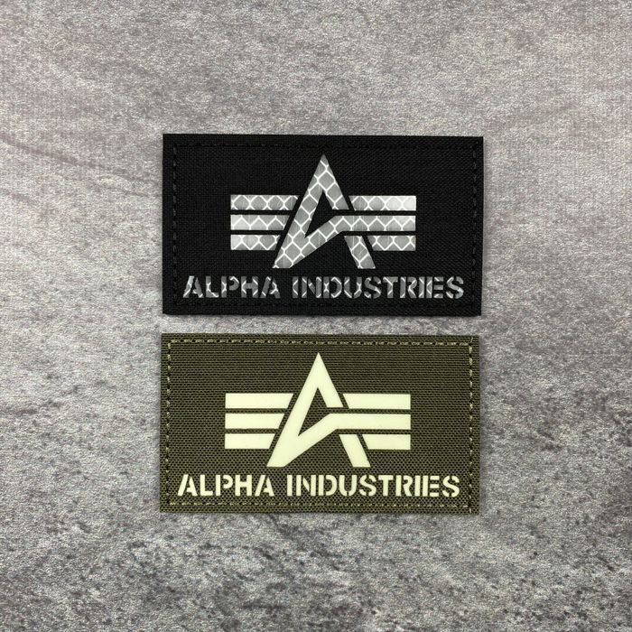 ALPHA INDUSTRIES патч рефлективний стрічка лєнта лента брелок AI USA