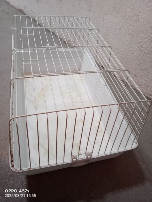 Casota para coelho 68cmx43cmx36cm