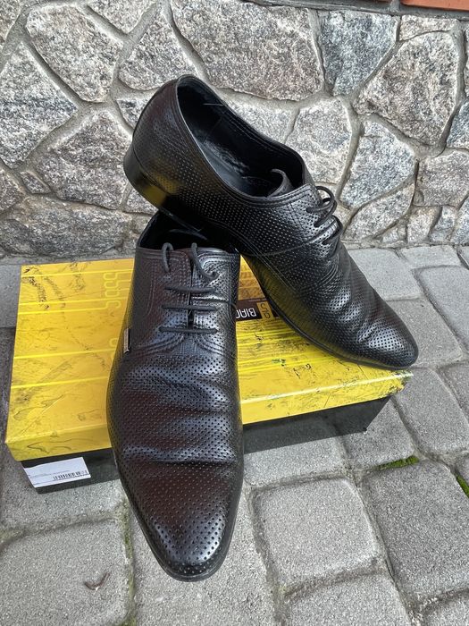 Летние мужские кожаные туфли Antonio Biaggi 45 р