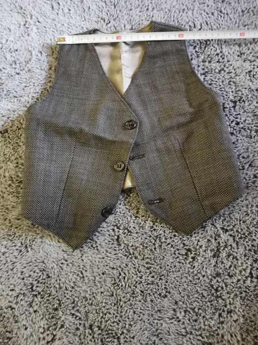 elegancka kamizelka i spodnie garniturowe