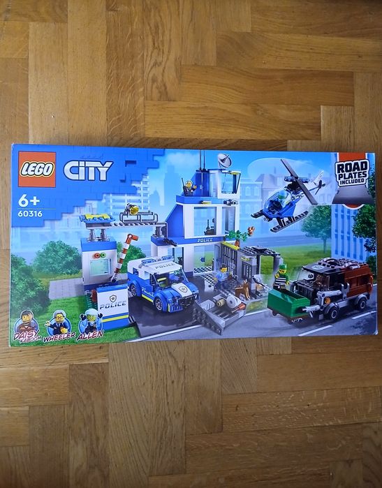 Конструктор Lego City 60316 Поліцейська дільниця Police Station Сити