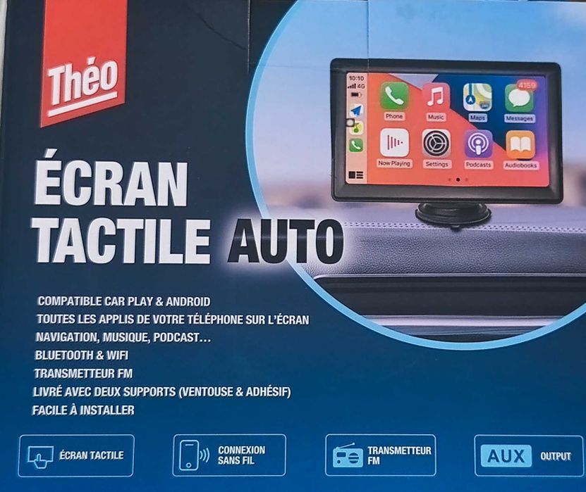 Ecrã tátil automóvel com câmara