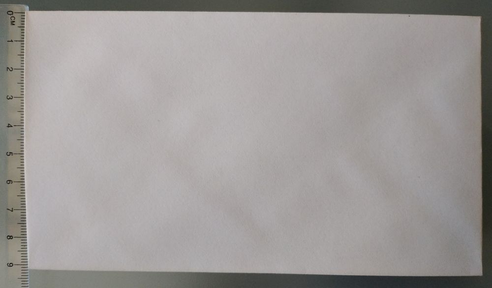 75 Envelopes azuis e brancos