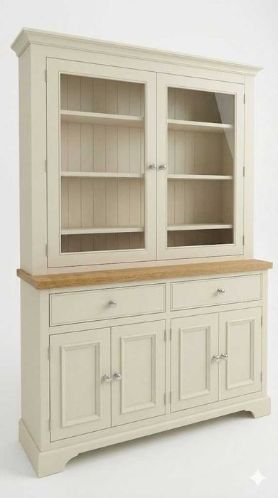 Kredens, z drewna, retro, w stylu angielskim