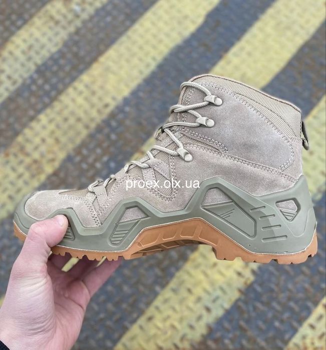 Тактичні берці Lowa Zephyr GTX койот замшеві військові Gore-Tex