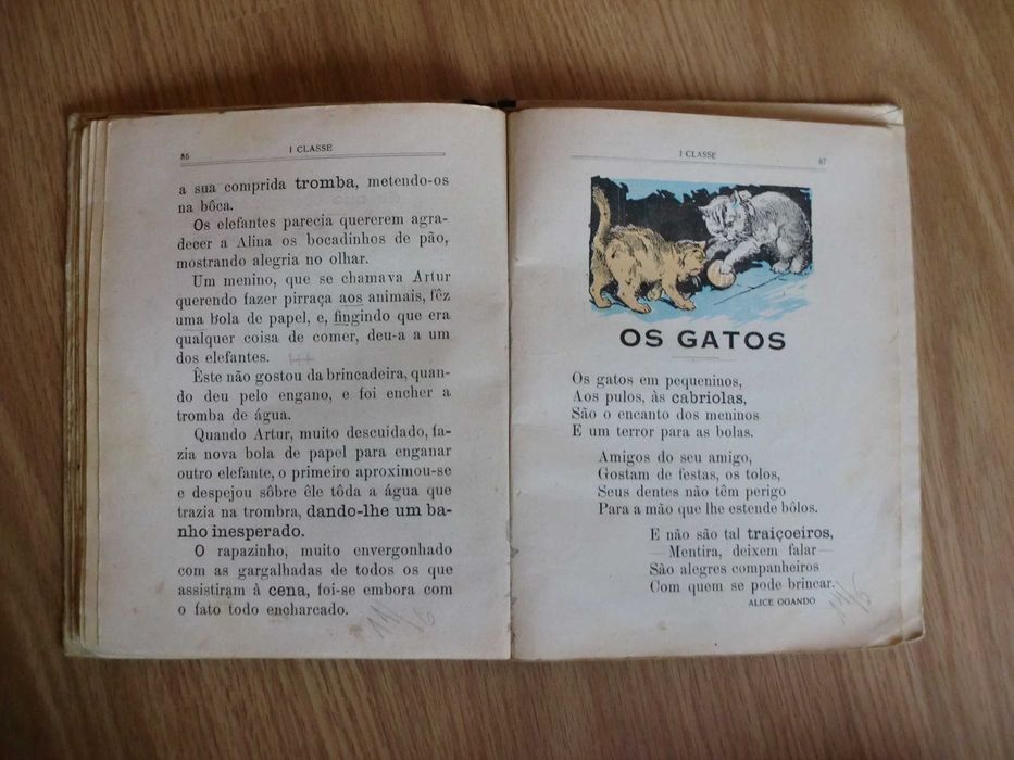 Primeiros Passos- Leituras para a Primeira Classe - Ano de 1936/1937