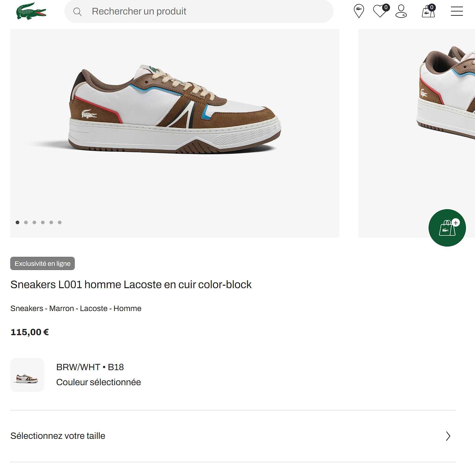 Produit lacoste cheap