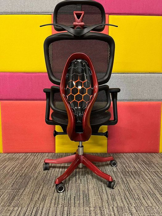 NOWY Fotel biurowy obrotowy ergonomiczny Ergoup Alien czarny okazja!