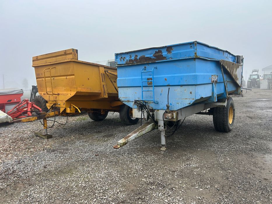 Przyczepa wywrotka skorupowa 8-10 ton