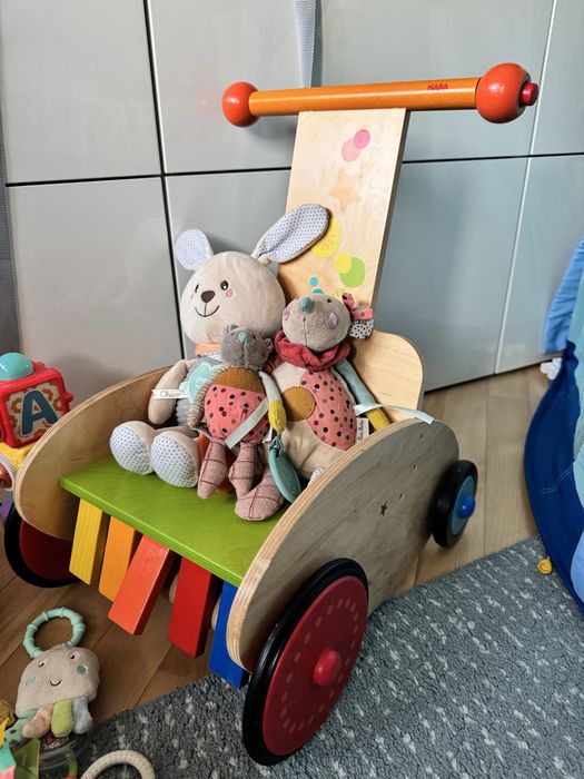 Брязкальця іграшки гризунці для найменших haba tiny love moulin roty