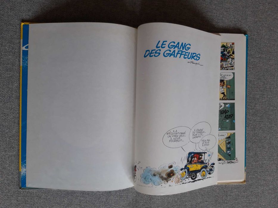 BD Gaston Lagaffe "Le gang des gaffeurs"