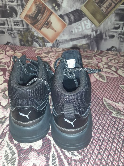 Продам кросівки PUMA шкіряні, розмір 44, чорні