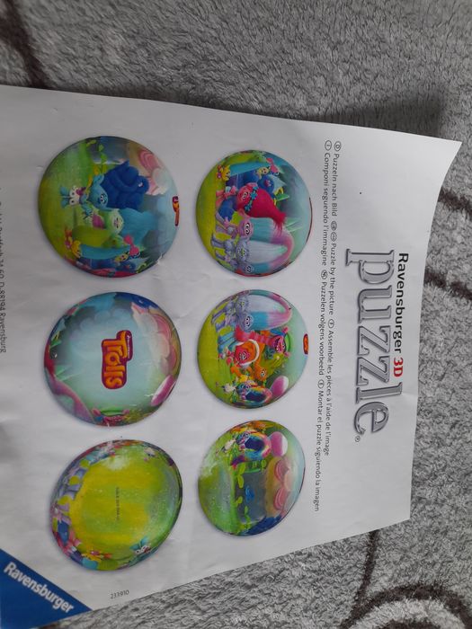 Puzzle 3d Trole 72 elementy