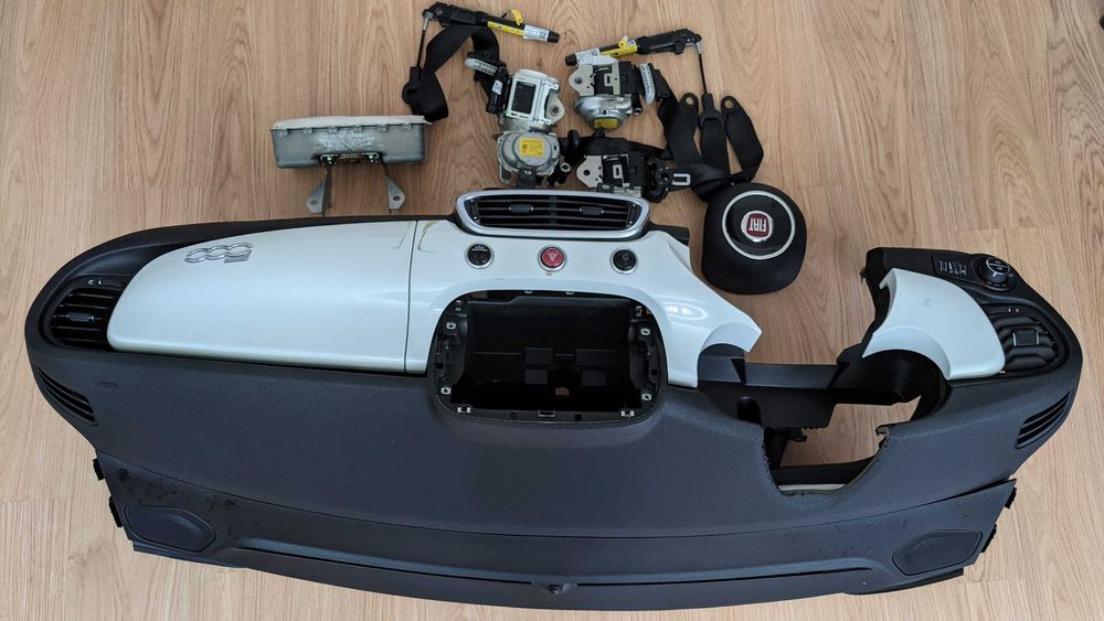 Conjunto Kit Airbags Tablier Fiat 500X Original