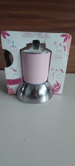 Kawiarka Bialetti Romantic Wild, 100ml, różne kuchenki, także indukcja
