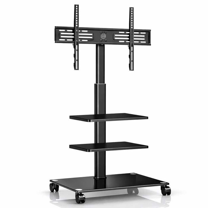 Mobilny stojak na telewizor FITUEYES TT306002GB - wózek TV z półkami