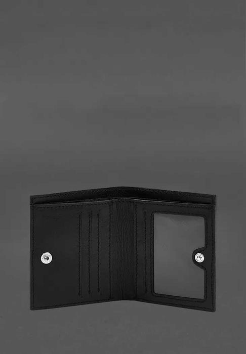 Шкіряне портмоне на кнопці