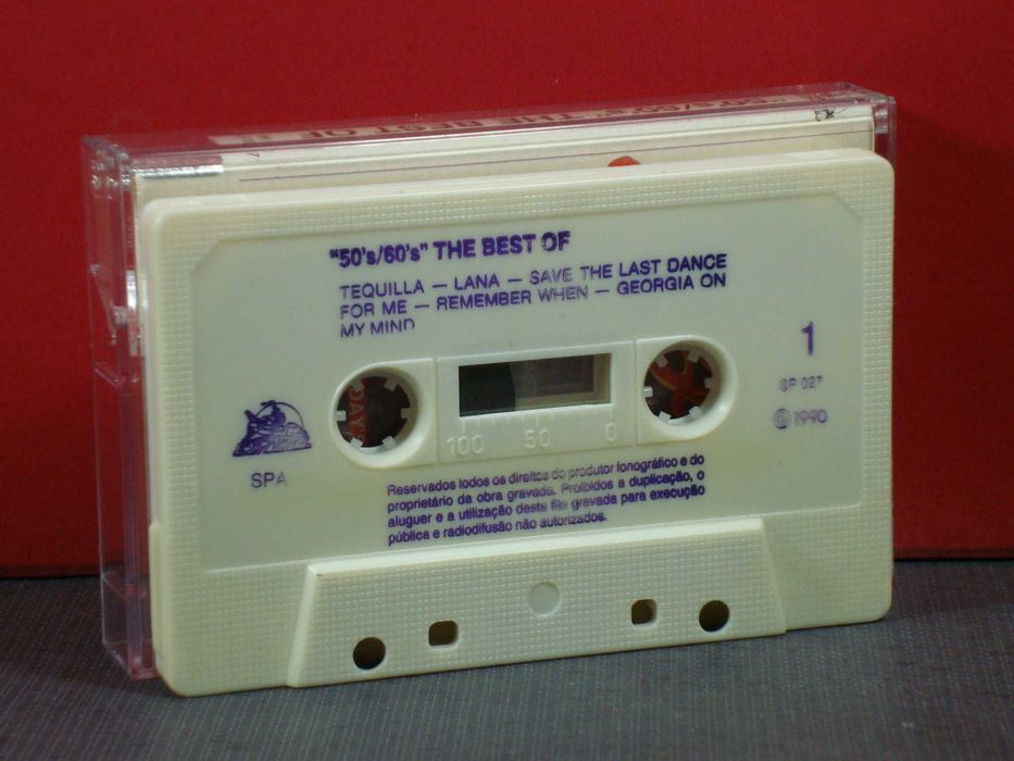 Various Artists ‎– 50's/60's,  The Best Of / Cassete / VG Plus