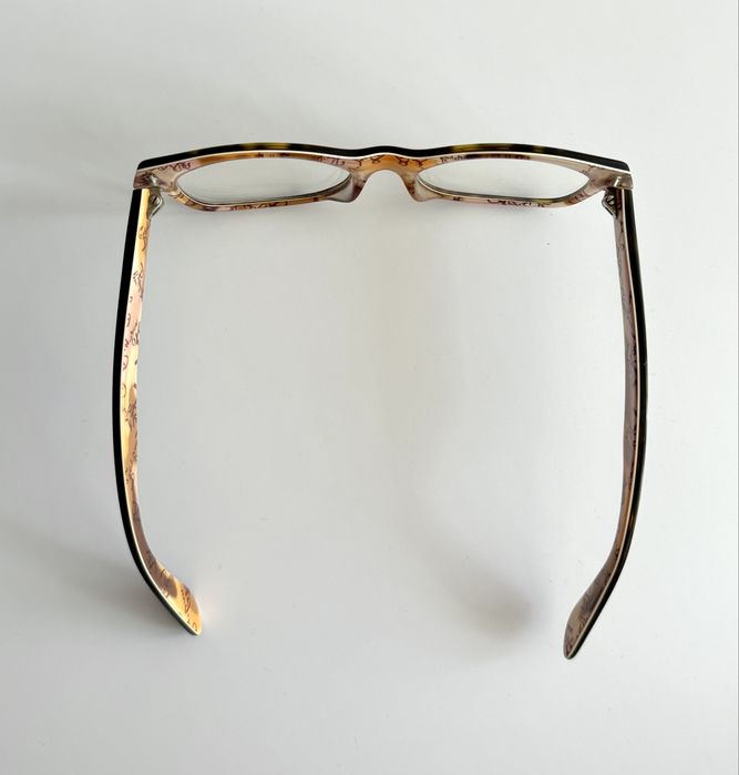 Оправа окуляри Ray-Ban RB 5184, чорна оправа з бежевими вставками черепаха 5409