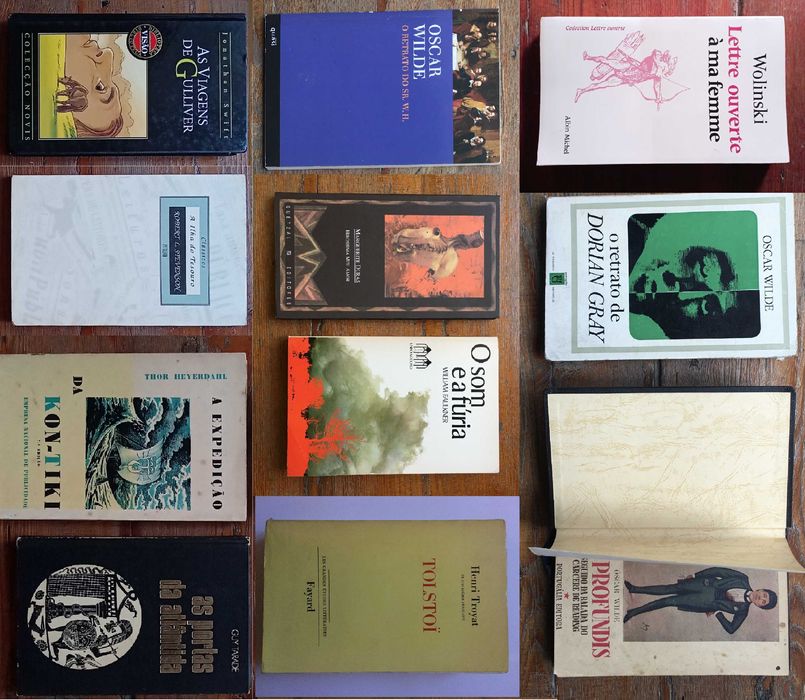 Literatura: Dickens, Calvino, Wilde, Duras, Hemingway, Kafka etc
