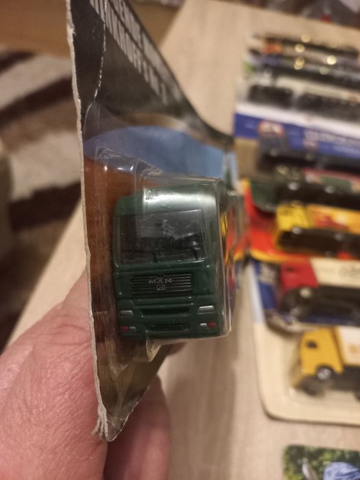 Kolekcja resoraków Man,Mercedes,Scania