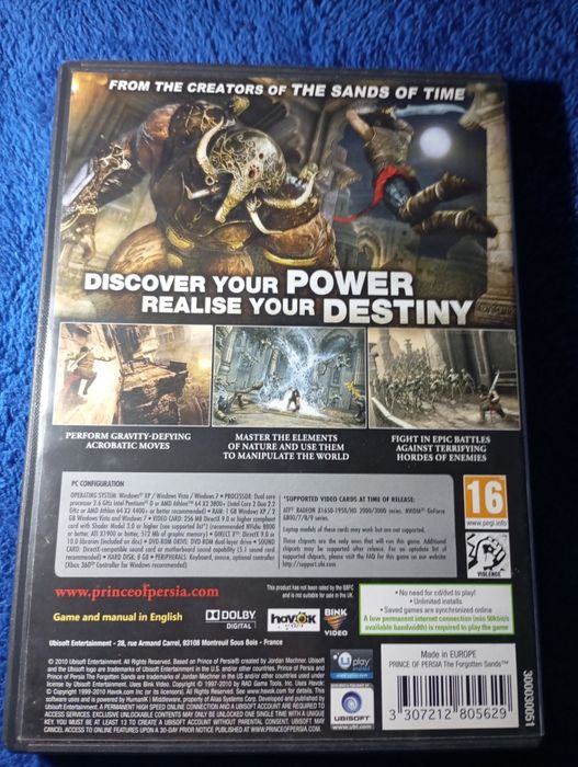 Prince of Persia forgotten sands