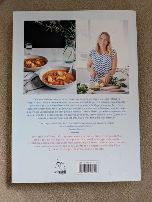 Livro "Vegetariano com peixe", de Jo Pratt