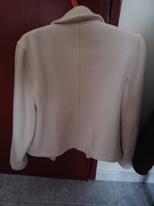 Casaco de fazenda bege