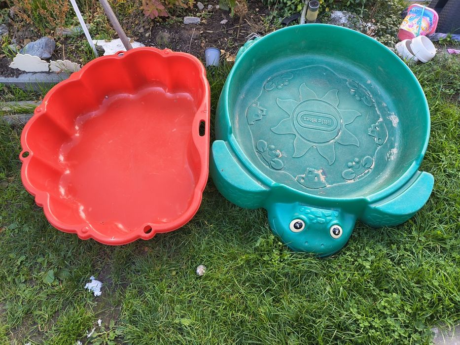 Piaskownica żółw Little Tikes i muszla basenik