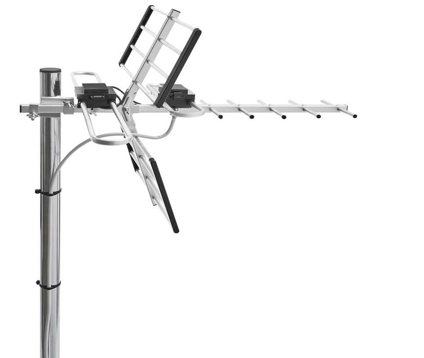 Mocna ANTENA Kierunkowa DVB-T2 MUX8 Filtr LTE 4K Pasywna