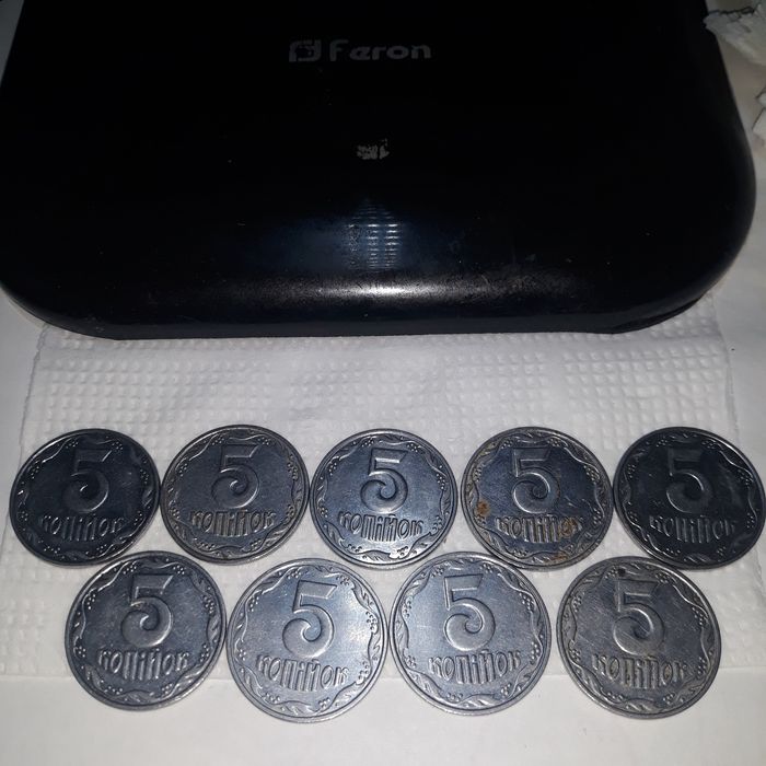 5 копійрк.2003рік 9 шт.