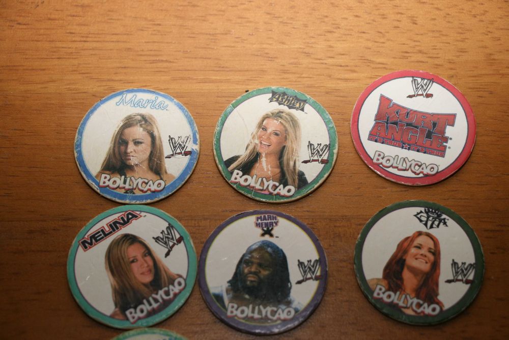 Tazos da WWE do Bollycao