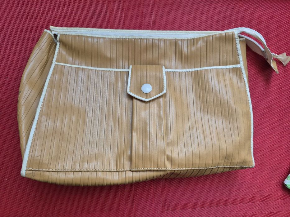 Vintage duża kosmetyczka  PRL