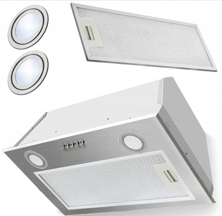 Okap kuchenny do zabudowy 60 cm Inox.