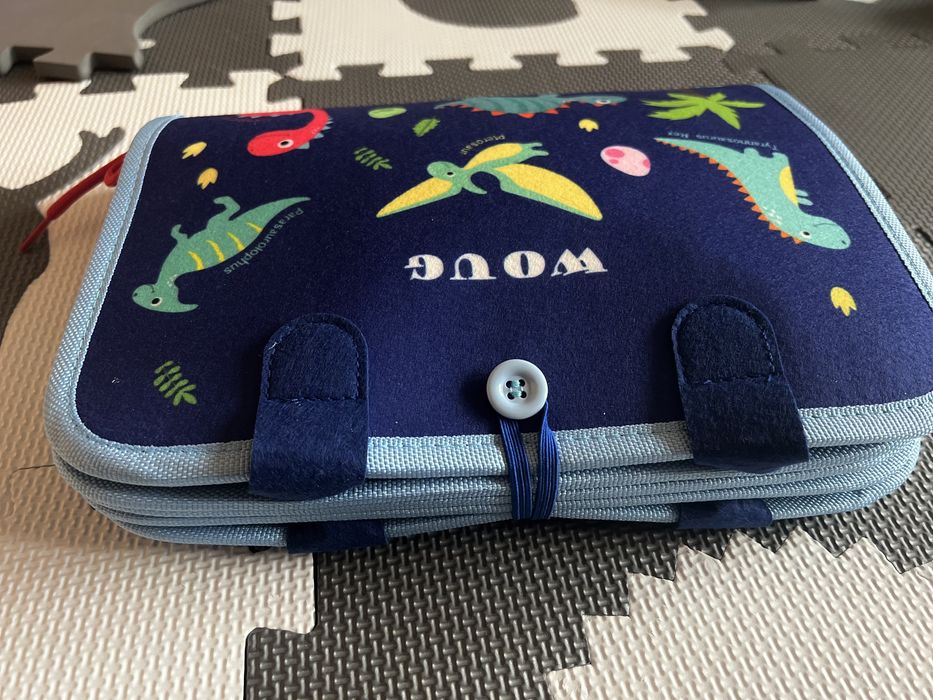 Książka montessori + manipulacyjna z filcu