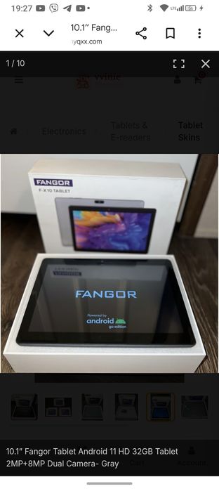Поаншет Fangor F-X10, проектор pbk-tmx58-x04