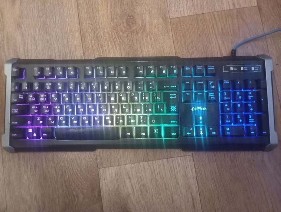 Клавиатура с подсветкой. Defender. Chimera. USB.