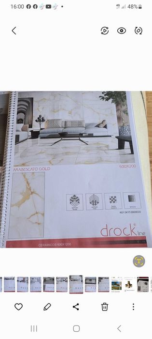 vendo pavimento cerâmico imitação mármore 160x60cm
