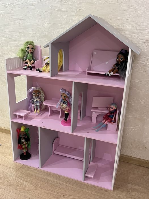 Будинок для лялек дом для barbie lol